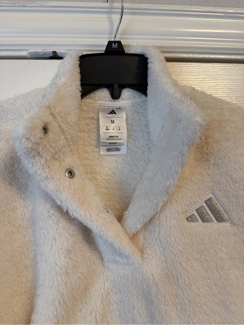 adidas Kids Cozy Sherpa Pullover - white - Picture 3 of 5